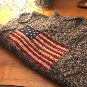 Vintage Polo Ralph Lauren American Flag Sweater